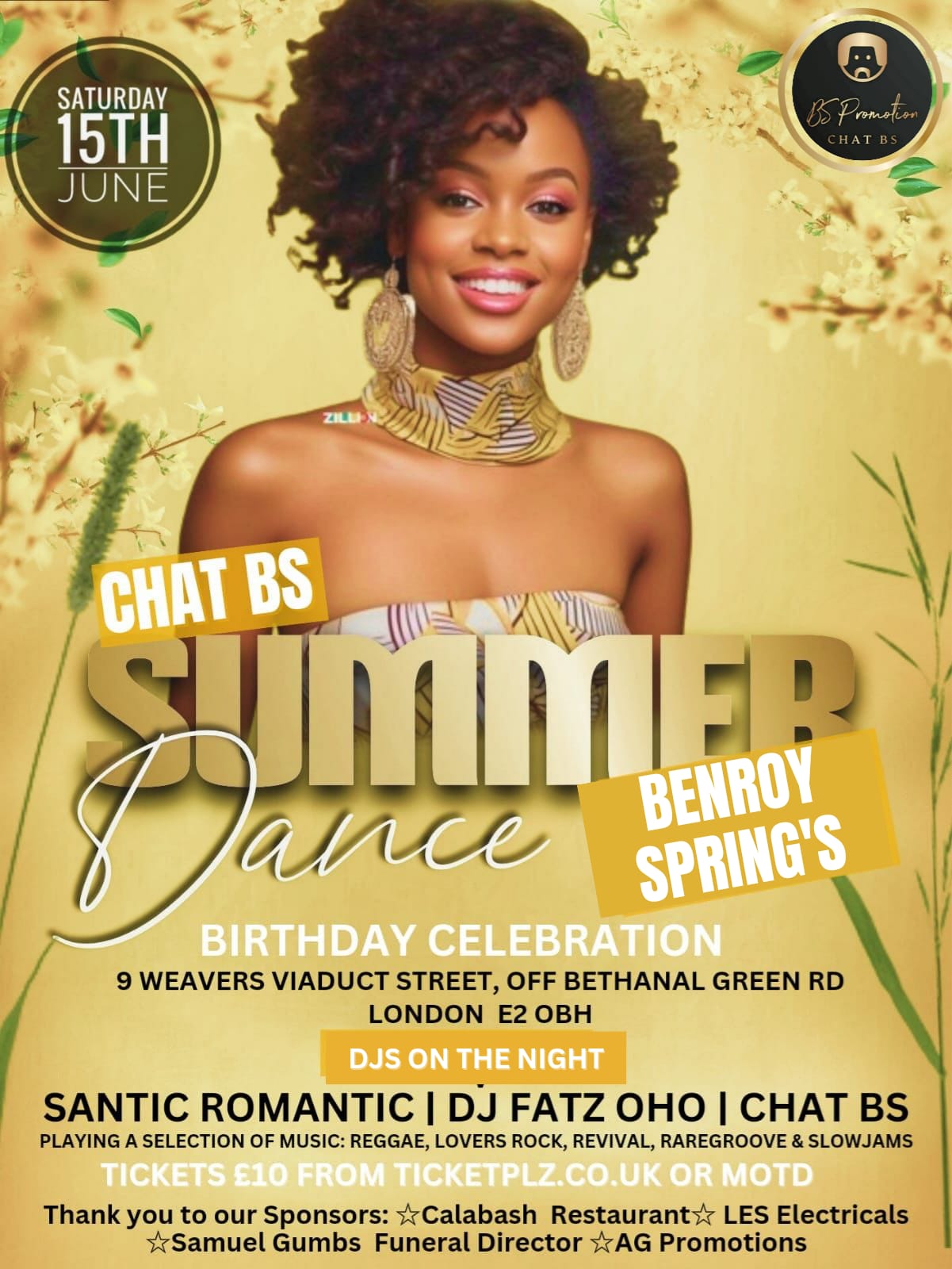 BS Promotions Presents Chat BS Summer Get Together & Benroy Spring’s Birthday Celebration